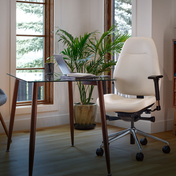 This is an image of a Lifeform© Chairs Mid Back Chair in a home office